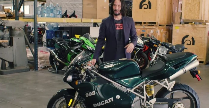 keanu reeves DUCATI 998