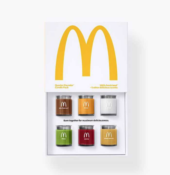 candele profumo mcdonald