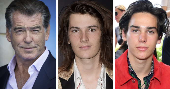 Pierce Brosnan, Dylan Brosnan e Paris Brosnan