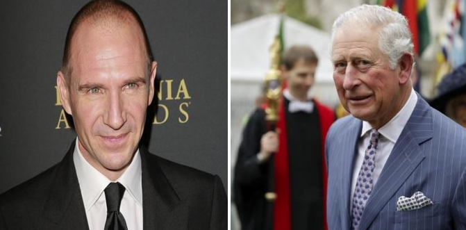 Principe Carlo e Ralph Fiennes