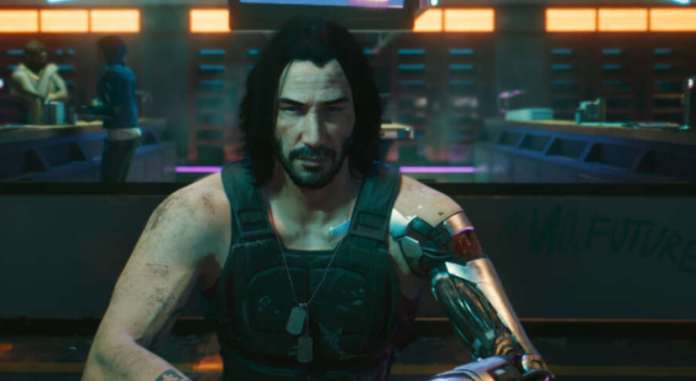 Cyberpunk 2077 di Keanu Reeves