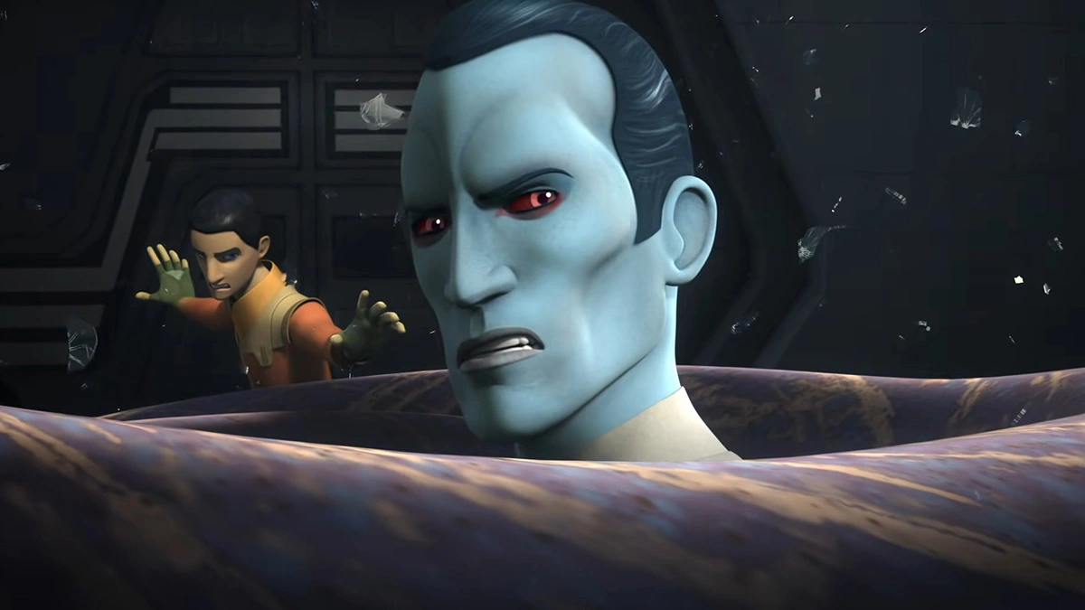 Il Grand'ammiraglio Thrawn e Ezra Bridger