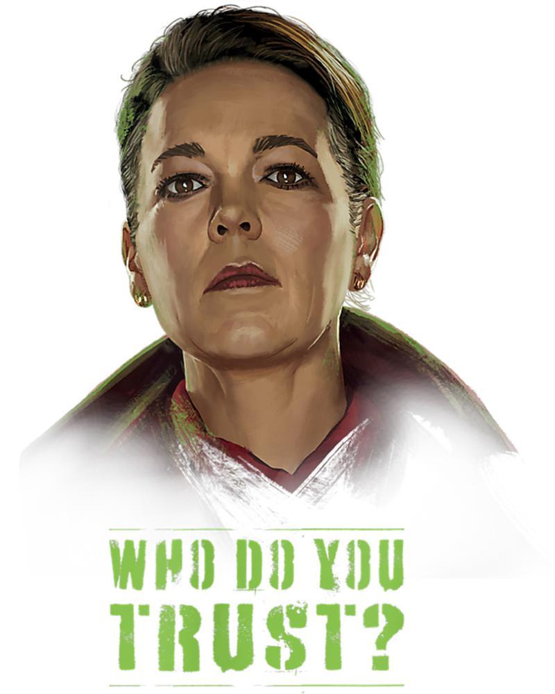 Invasione segreta, poster dei personaggi, Olivia Colman, Sonya Falsworth
