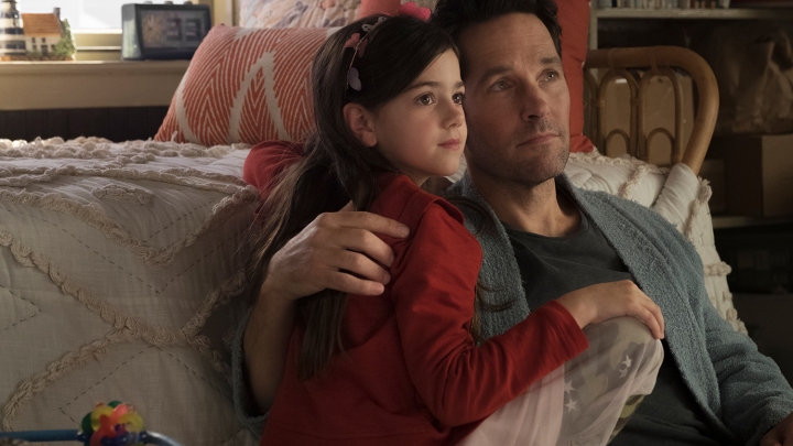 Scott Lang e sua figlia Cassie in Ant-Man and the Wasp.