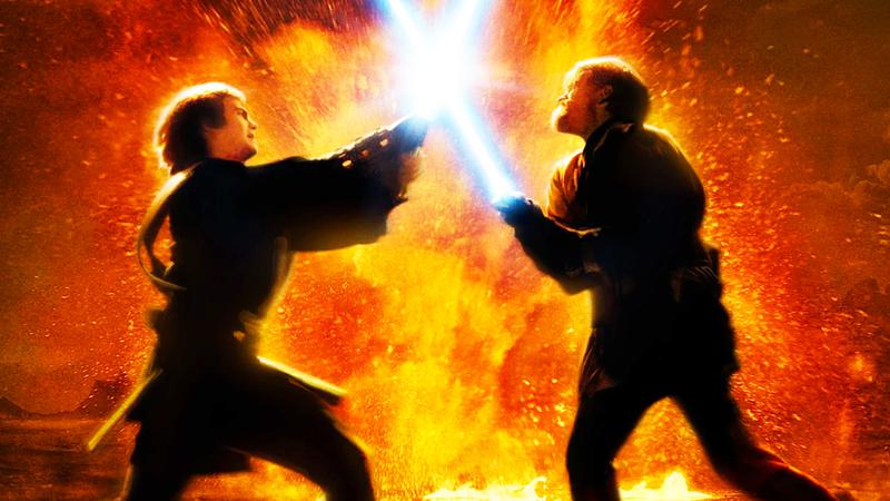 Obi Wan Kenobi contro Anakin