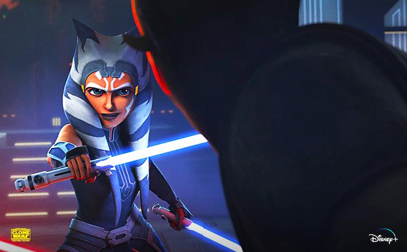 Ahsoka Tano contro Darth Maul in The Clone Wars