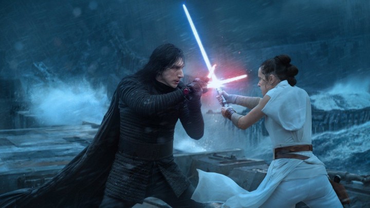 Kylo e Rey combattono in Rise of the Skywalker