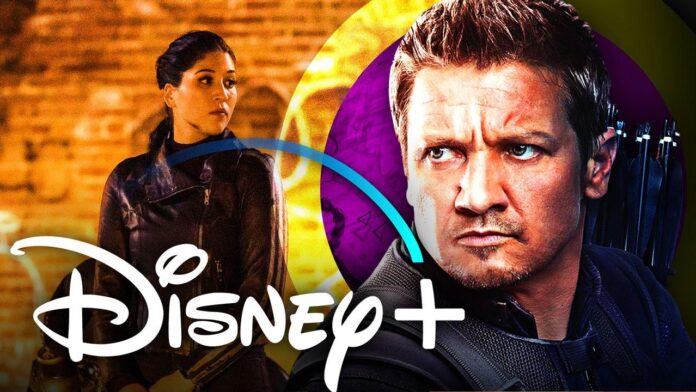 Hawkeye, Echo, Disney Plus logo