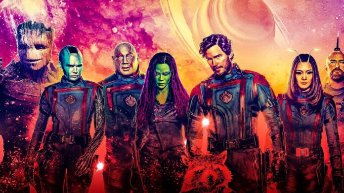 Guardians of the Galaxy Vol. 3 team members poster