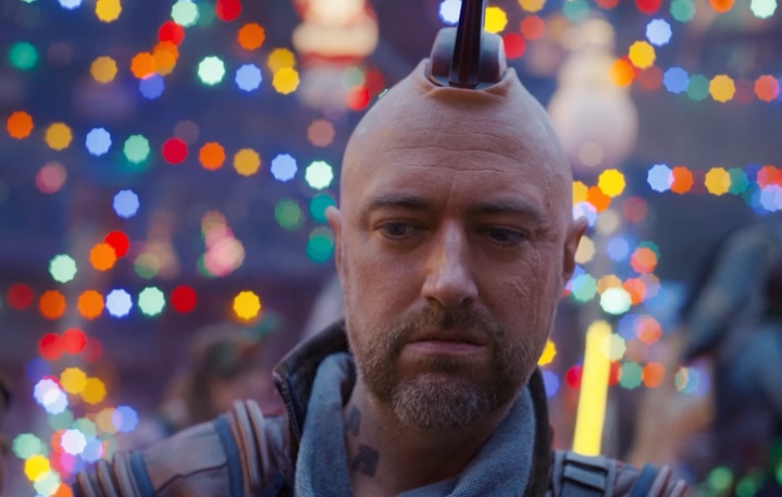 Kraglin dentro "Speciale festività Guardiani della Galassia."