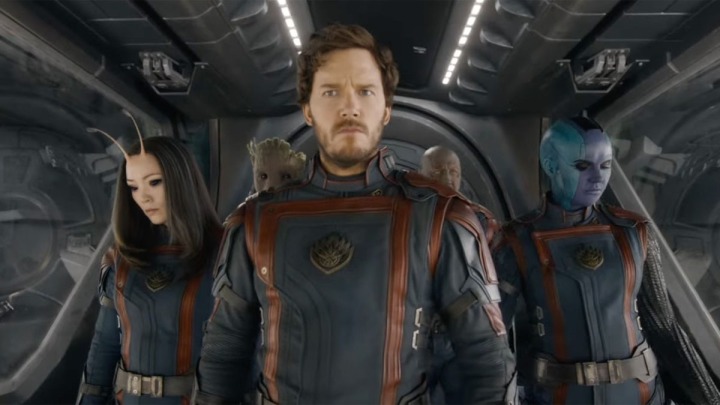Il cast di Guardiani della Galassia.