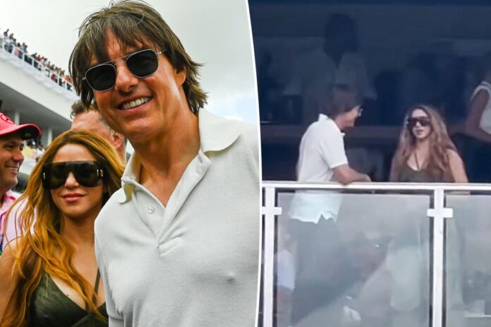 Tom Cruise e Shakira frequentano il Gran Premio di F1 Miami 2023
