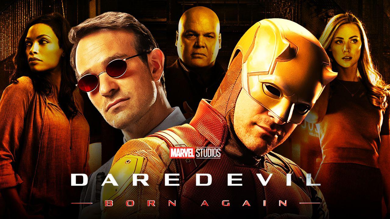 Personaggi di Daredevil Born Again Poster Sfondo