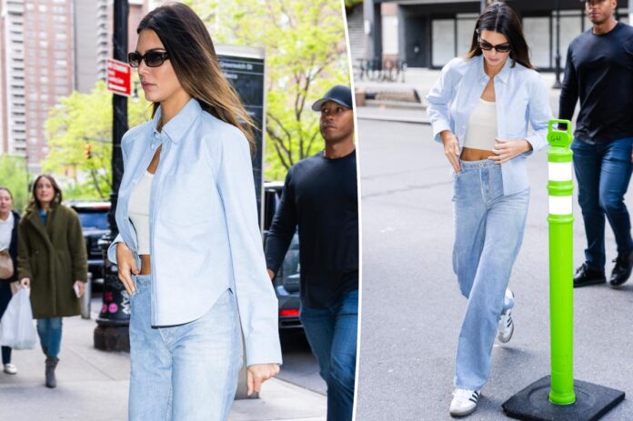 I jeans con illusione ottica di Kendall Jenner ti costeranno $ 6.800

