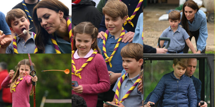  Il principe William e la principessa Catherine portano tutti e 3 i bambini all'ultima uscita, segnando il primo fidanzamento reale del principe Louis!  |  Kate Middleton, Prince George, Prince Louis, Prince William, Princess Charlotte, Royal Baby: Just Jared
