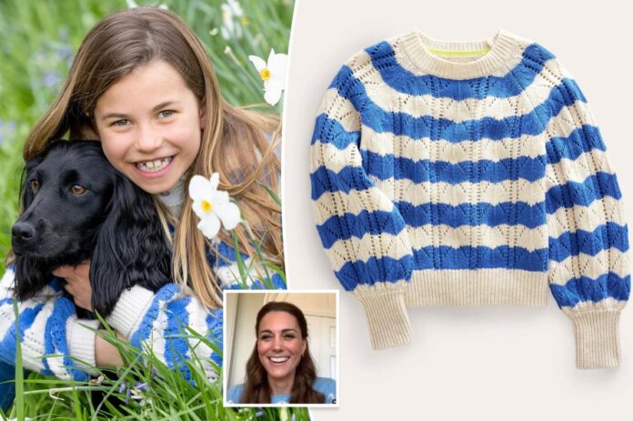 La principessa Charlotte indossa un maglione Boden da $ 41 per la foto dell'ottavo compleanno
