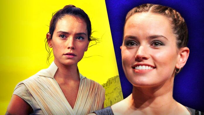 Daisy Ridley as Rey in Star Wars