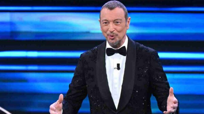 Sanremo 2024, Amadeus annuncia i cantanti di piazza Colombo