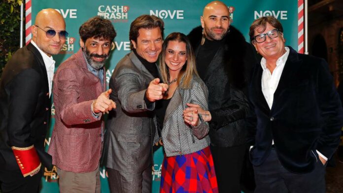 Paolo Conticini e il cast di Cash or trash