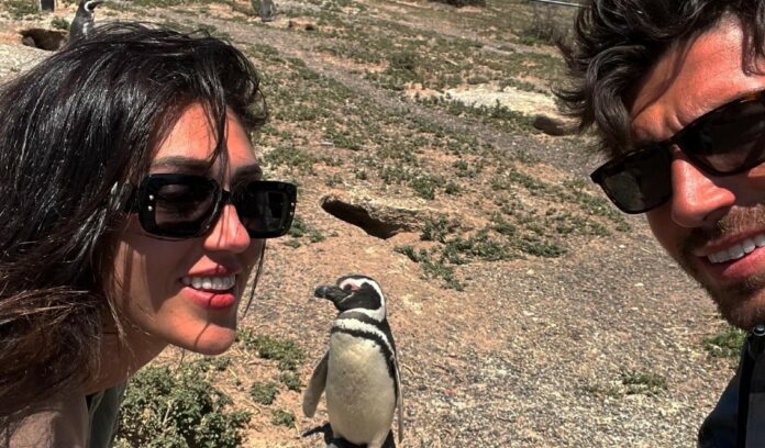 Cecilia Rodriguez e Ignazio Moser in Patagonia alla scoperta dei pinguini