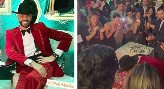 Jonathan Kashanian ha festeggiato 43 anni: da Aurora Ramazzotti al nuovo fidanzato della Hunziker, ecco chi c’era