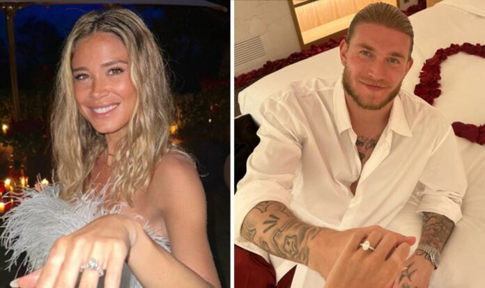 L'anello e le immagini della proposta: Diletta Leotta annuncia le nozze con Loris Karius