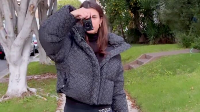 Elisabetta Canalis ripresa dal nuovo fidanzato a Los Angeles