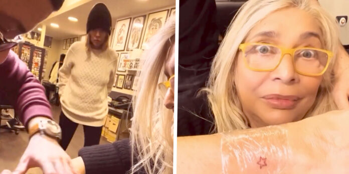 ''Da pazza ragazzi'': Mara Venier fa il suo primo tatuaggio a 73 anni e mostra tutto sul social, guarda