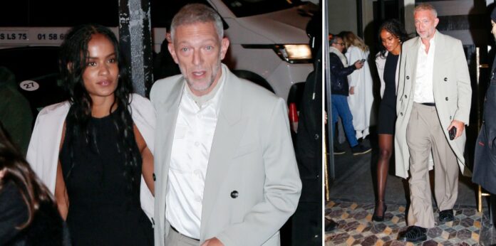 Vincent Cassel, ex marito della Bellucci, fa la prima uscita ufficiale con la nuova fidanzata Narah che ha 30 anni meno di lui: foto