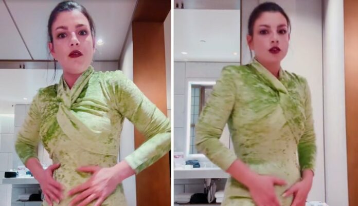 Emma Marrone mostra i miracoli dell'intimo contenitivo