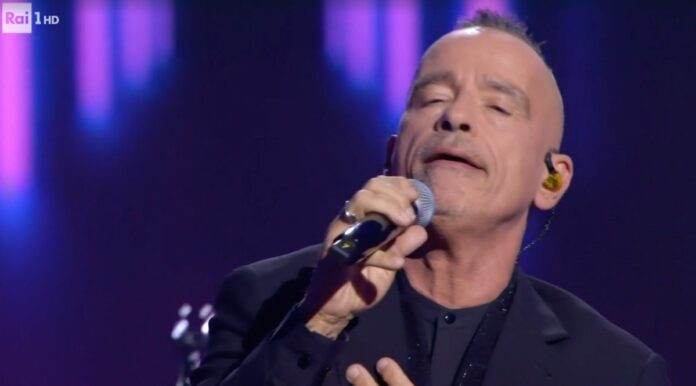 Eros Ramazzotti canta Terra promessa a sanremo 2024