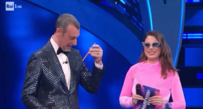 Emma e Amadeus, matita terza serata Fantasanremo