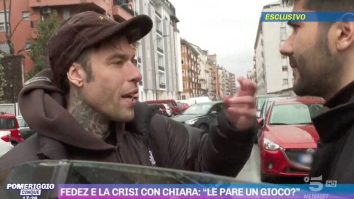 Fedez e la separazione con Chiara Ferragni a Pomeriggio 5