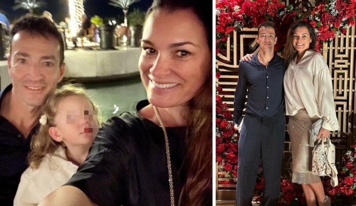 Alena Seredova a Dubai con Alessandro Nasi, i figli e i genitori