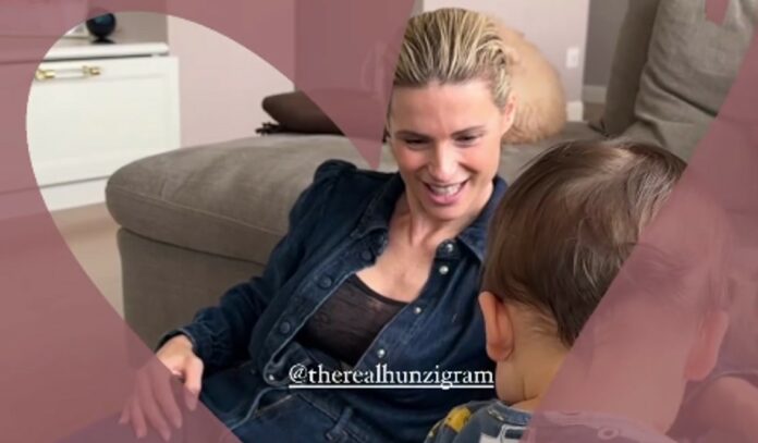 Michelle Hunziker è una nonna sempre più innamorata del suo nipotino Cesare