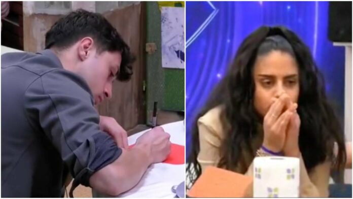 Mirko Brunetti lascia il GF senza salutare Perla, ma le scrive una lettera: la sua reazione