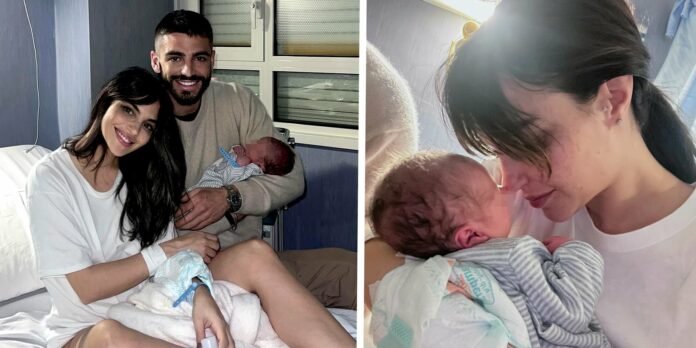 L'ex di 'Uomini e Donne' Nicole Mazzocato ha partorito, dolcissime foto subito dopo il parto con neonato e compagno: il nome