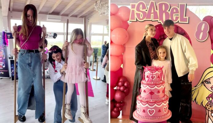 Ilary Blasi festeggia gli 8 anni di Isabel con un party a tema make up e sfilate