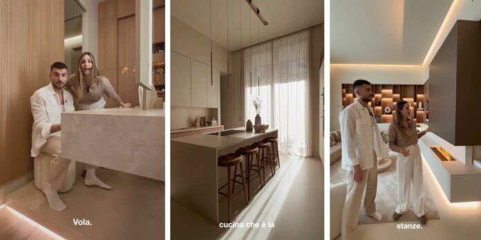 Beatrice Valli e Marco Fantini mostrano gli interni pazzeschi della loro nuova e bellissima casa di Milano da milioni di euro: guarda