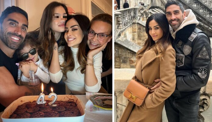 Giorgia Palmas festeggia 42 anni con la famiglia e una visita al Duomo di Milano