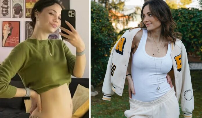 ''Il pancino cresce'': Rosalinda Cannavò entra nel quarto mese di gravidanza e mostra le sue prime forme premaman
