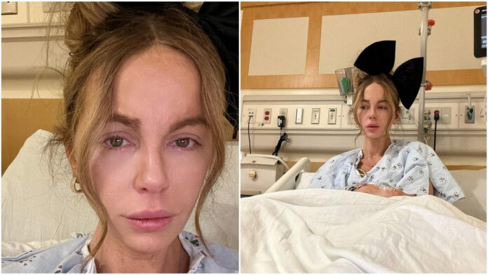 Kate Beckinsale si mostra in ospedale e preoccupa i fan, poi ringrazia la madre per il sostegno