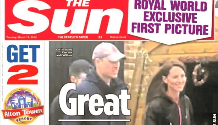 Kate Middleton paparazzata sui tabloid dopo lo scandalo della foto truccata: fa la spesa con William