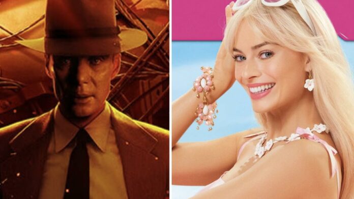 Oppenheimer e Barbie in tv