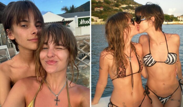 Victoria De Angelis dei Maneskin innamoratissima ai Caraibi con la fidanzata Luna Passos: le foto della loro grande passione