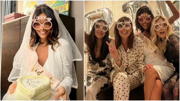 Roberta Morise incinta festeggia l’addio al nubilato con le amiche: “Enrico Bartolini sei sicuro?”