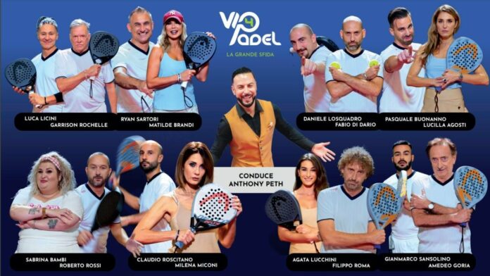 Vip4Padel: al via il nuovo talent sportivo condotto da Anthony Peth