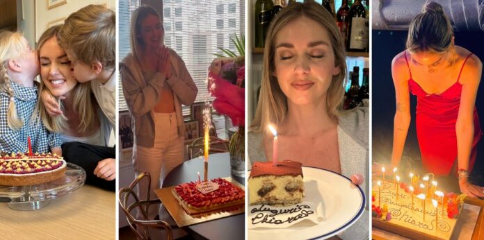 Quattro torte di compleanno, festa in ufficio e party con le amiche vip: ecco come Chiara Ferragni ha celebrato i suoi 37 anni