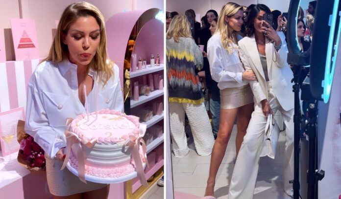 Costanza Caracciolo festeggia il suo brand a Milano con un pop up store tutto rosa