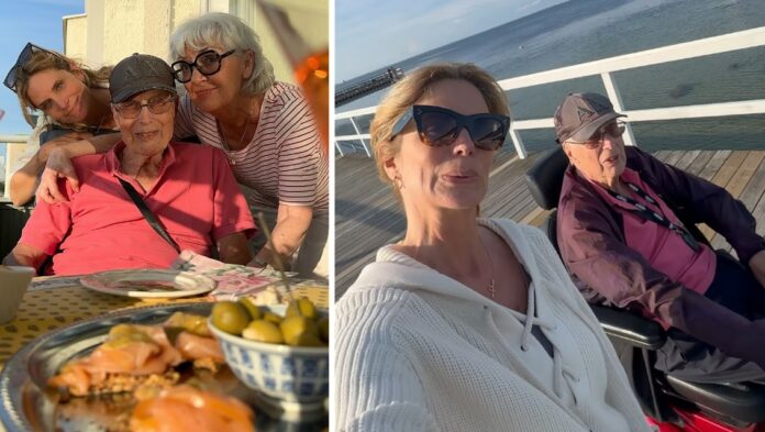 Filippa Lagerback vola in Svezia per trascorrere alcuni giorni con il papà